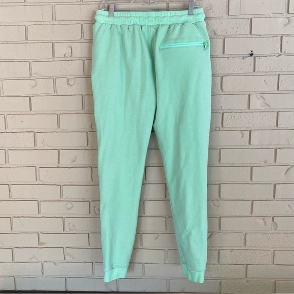 Fifth Loop Mens Joggers Sweatpants Green Embroidered Teddy Bear Skeleton XL - Picture 4 of 10